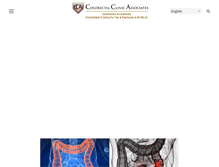 Tablet Screenshot of colorectalclinic.com